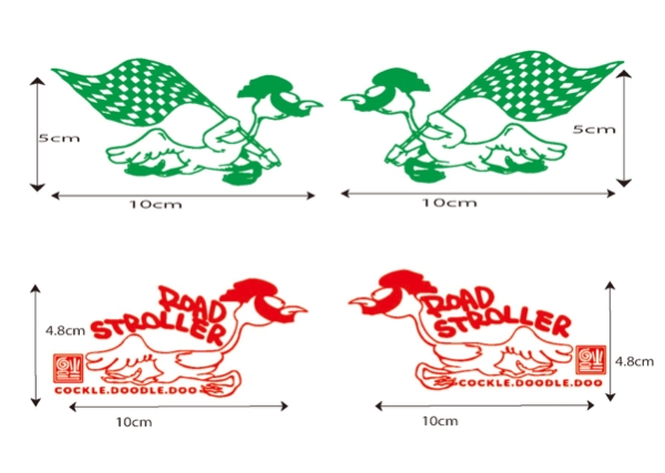 ステッカー 世田谷ベース風 所ジョージ ロードストローラー 福