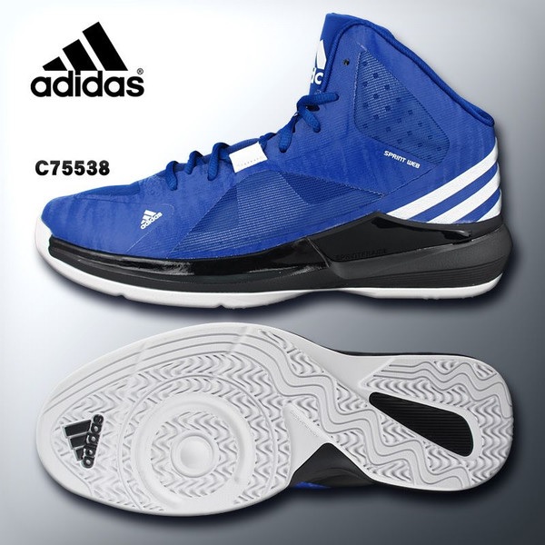 新品アディダス高性能軽量バッシュクレイジーシャドー3青27.5㎝