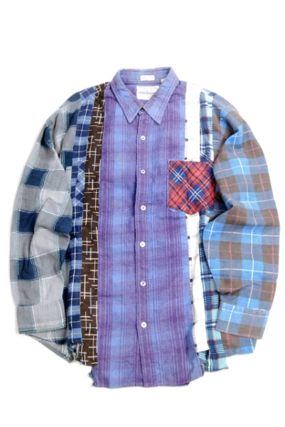 REBUILD BY NEEDLES ニードルス リメイクネルシャツ S MC26451