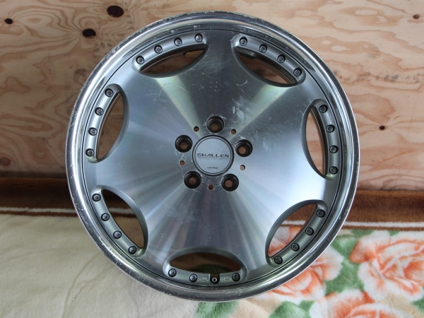 深リム AME SHALLEN 19X8J+43 PCD114.3 1本