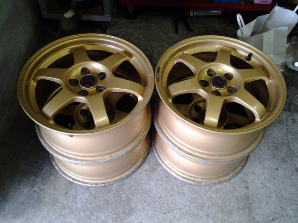 希少　インプレッサ STI RAYS ゴールド 16 7JJ ４本セット
