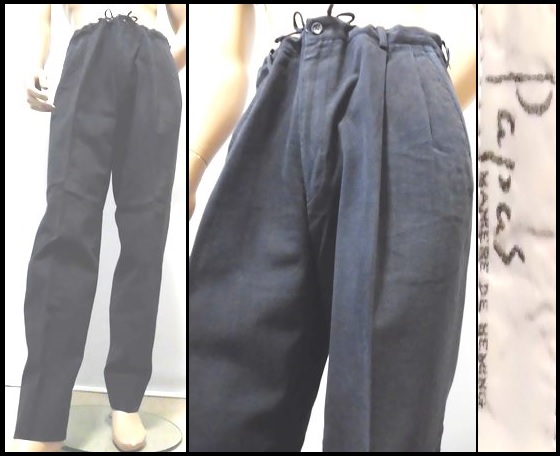 【072-165】Papasパパス★ネイビーコーデュロイパンツ/52（LL)