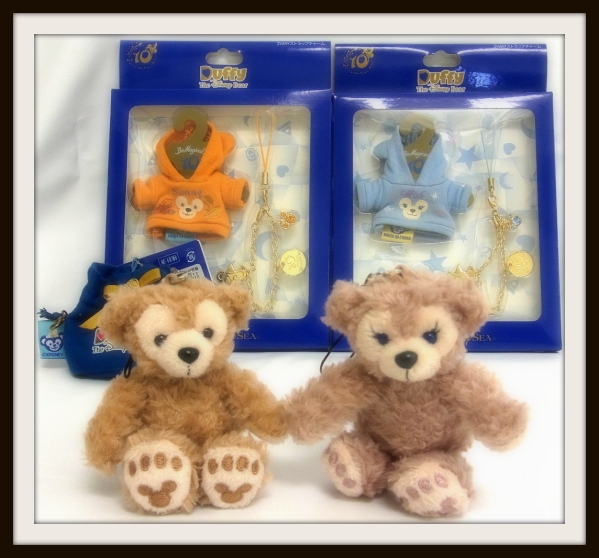 TDS10周年 ダッフィー&メイ 2WAYストラップチャーム/8/春3-46