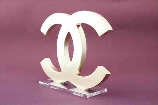 超美品 ＣＨＡＮＥＬシャネル オブジェ インテリア 金属製 GOLD