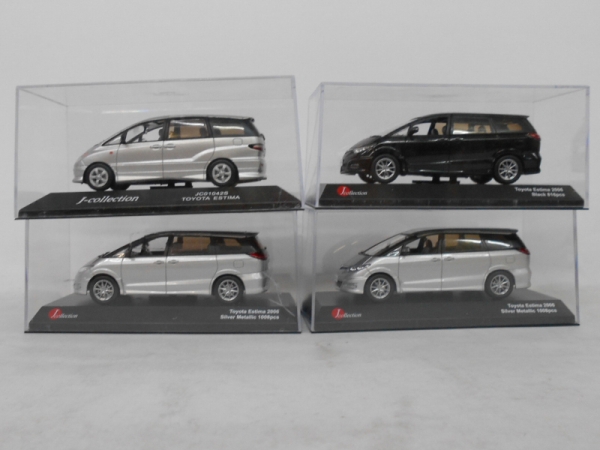 京商【J-collection】◆トヨタ エスティマ 2006 他計4台セット