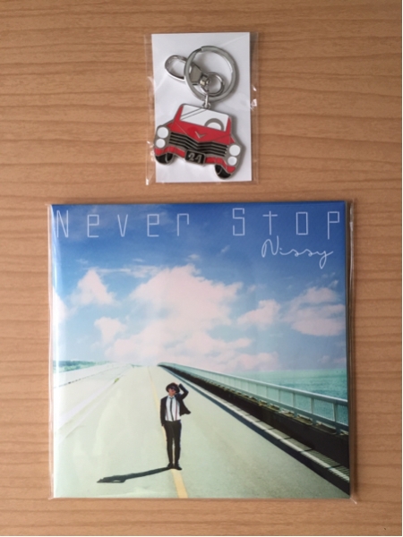 新品★即決★Never Stop(CD＋DVD)キーホルダー付 Nissy