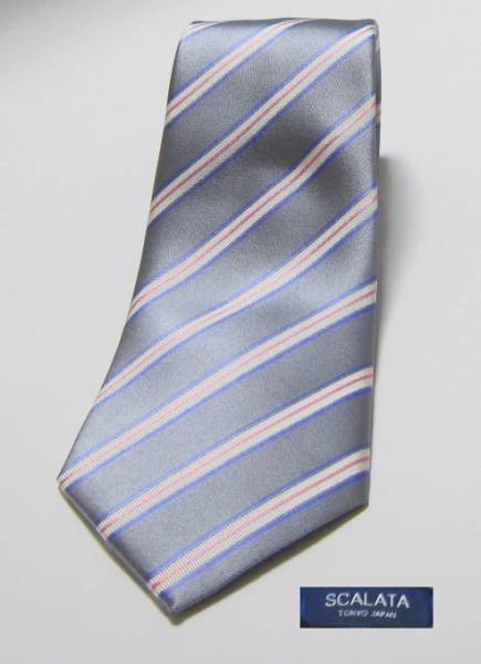 【最新作/AUTHENTICサテン500SCALATAストライプ10】