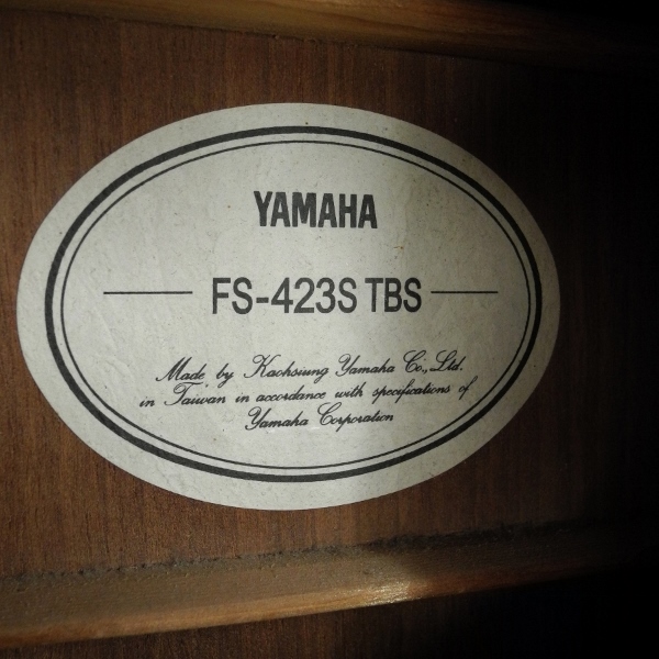 YAMAHA FS-423S TBS トップ単板 2004年製 美品 - メルカリ 2026年最新