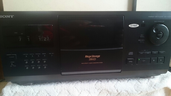 Sony CDプレーヤー CDP－CX200F 200枚連続再生 完全動作