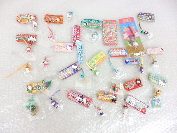処分 ハローキティ ご当地ストラップ等 滋賀，奈良，京都 他[梱0.2
