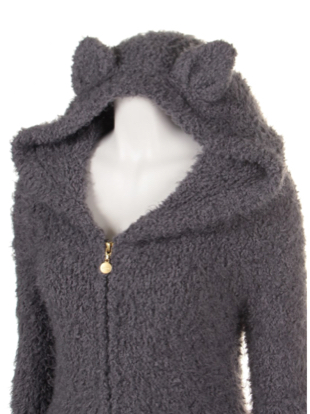 新品 限定 ジェラートピケ ハロウィン キャット パーカー 黒 猫