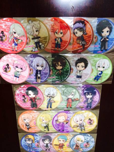 刀剣乱舞 アニメガカフェ コースター 第一弾 全22種類 【公式通販】