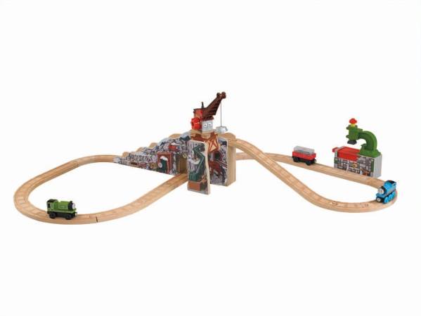 新品 機関車トーマス木製 メリック ロッククラッシャーセット