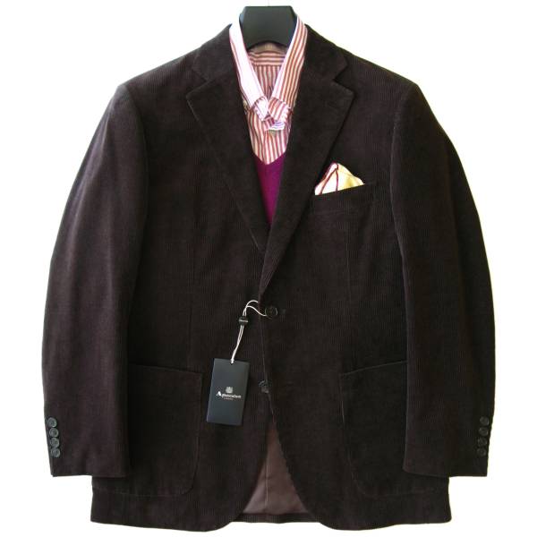 ◆新品 本物◆Aquascutum カシミヤ混 コーデュロイ JK　9万7千円