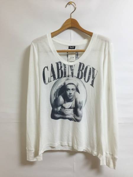 D&G　ドルチェ＆ガッバーナ　CABIN BOY フォトカットソー M