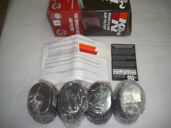 K&N　カスタムフィルター　パワーフィルター　ゼファー400/X/ZRX