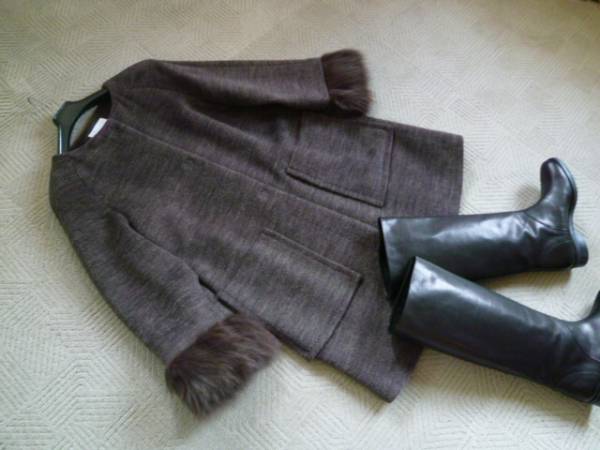 ★αAアルファエー　フォックスファー付コート★ アドーア