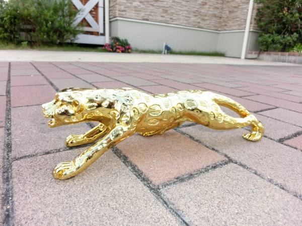 金 虎 トラ 置物 インテリア オブジェ 金運 日本刀 極道 銅像