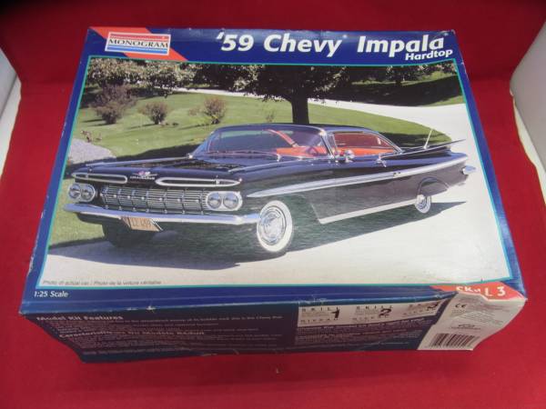 【ＭＯＮＯＧＲＡＭ】59 chevy impala Hardt　1/25 未組立品
