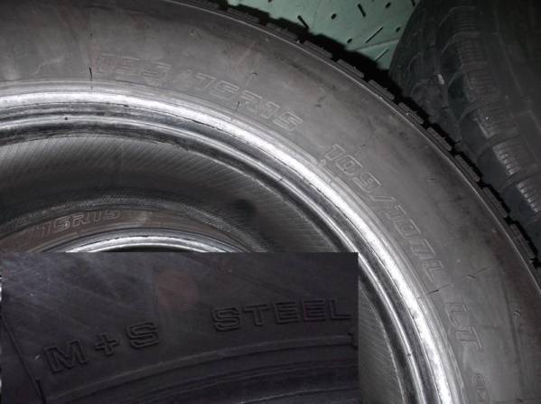 値下げヨコハマ195/75R15 109/107L TY285 ミックス 6本セット_3