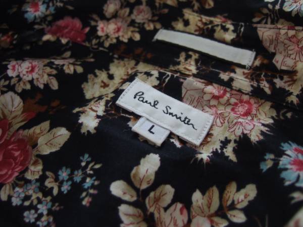 №113 Paul Smithポールスミス花柄シャツ