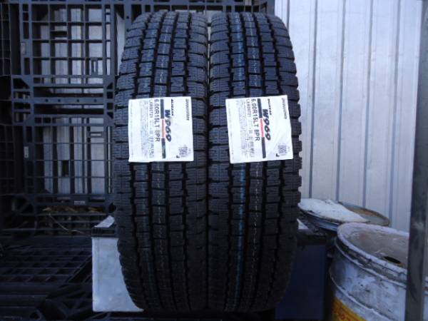 冬 新品 未使用 ブリヂストン W969 6.00R15 LT 8PR 2本●2559