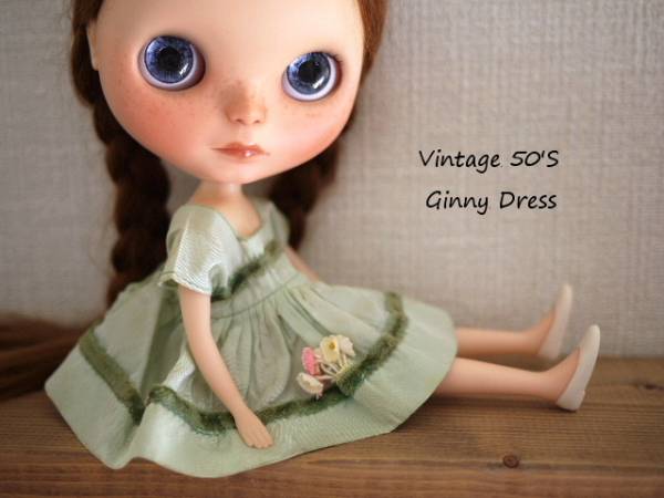 ヴィンテージ60年前のジニーブーケのドレス/ペッパーにも