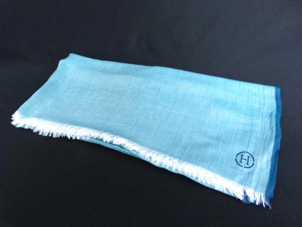 1314エルメス本物未使用ナオシマコットンストール箱付き