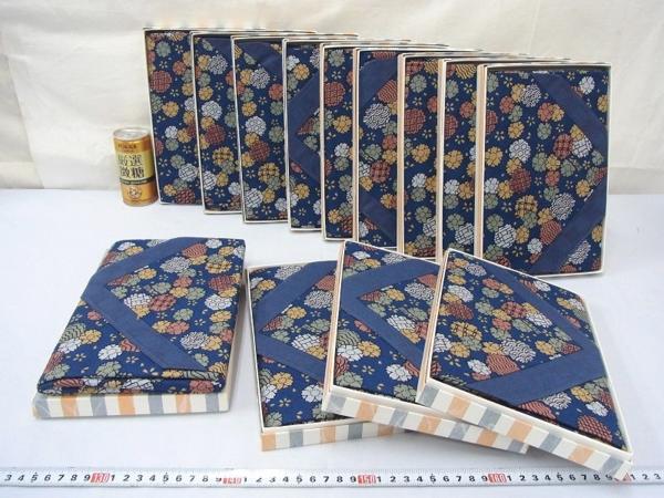 P07120 ふじみやび 綿100% いせ辰 江戸千代文 風呂敷 13枚