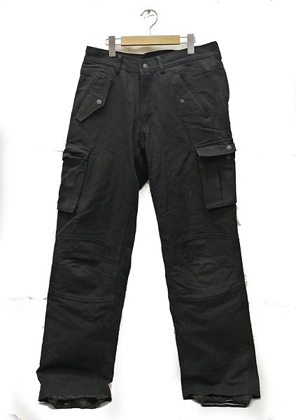 KADOYA ライダースデニムパンツ Size:L 黒 ☆ 携帯電話でオークション