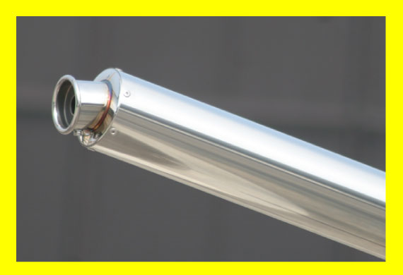 ▽即売▽汎用SUS サイレンサー φ100X450L 差込60.5φ カール ① ☆汎用SUS