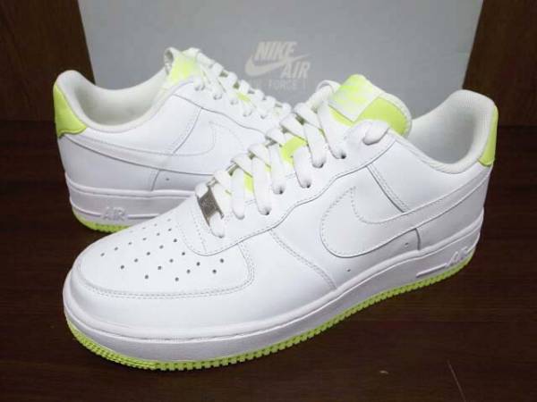 08年製 NIKE AIR FORCE 1 白×黄 ナイキ AF1 エアフォース US9