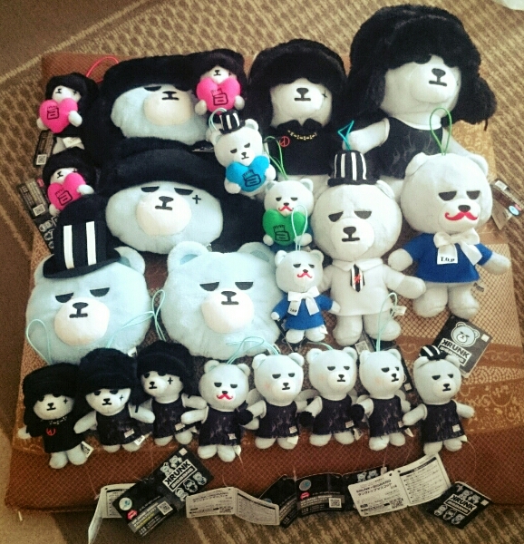 KRUNK×BIGBANG ぬいぐるみ，マスコット，パスケース22個セット