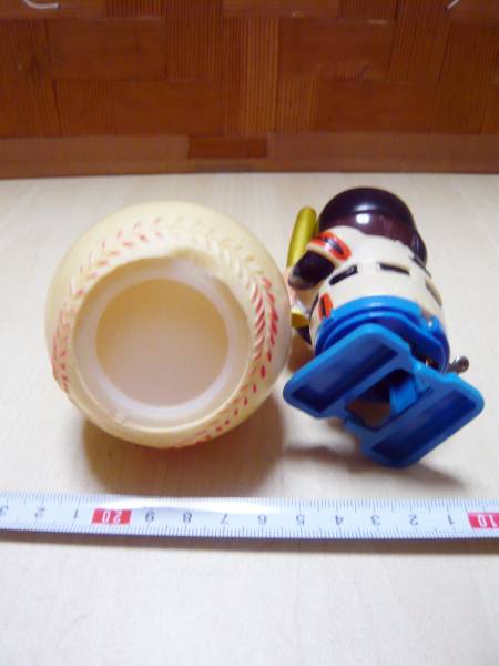 郵便貯金 王貞治世 ソフビ 貯金箱 ゼンマイ 人形 貯金箱 ソフビ人形