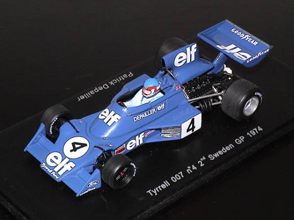ティレル 007　パトリック・デパイエ　スパーク S1644 1/43