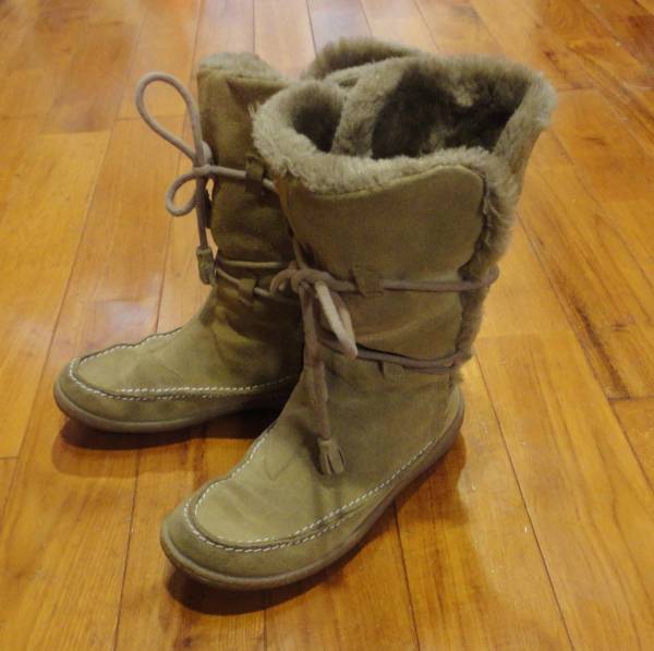 ■CAMPER■カンペールのスエードムートンブーツ■36