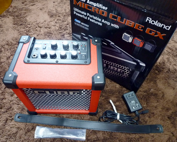 ☆新品同様/保証書付・期間内☆ Roland Micro CUBE GX(赤) ☆ご紹介