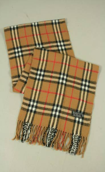 AP37◆英国製！メ便！バーバリーBURBERRYラムウールマフラー