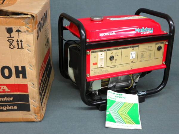 HONDA 発電機 EP600 holiday (60Hz) 使用極少　中古品！