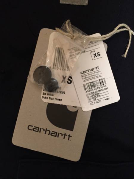 carhartt wip sidblazer XS カーハート ブレザー ネイビー