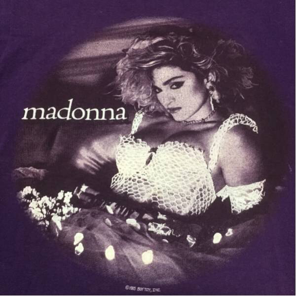 マドンナmadonna 85年ビンテージ・ツアーＴシャツ【希少・美品】