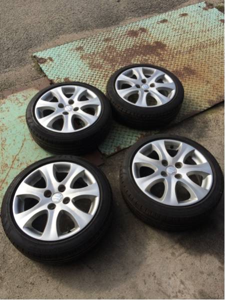 スイフト純正 15インチ5.5J pcd100 軽自動車流用