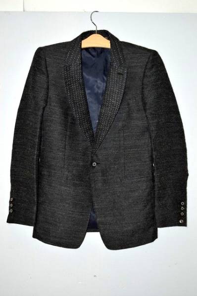 新品 ミハラヤスヒロ 2014ss ニット 綾野剛着用 MIHARA ミハラヤスヒロ 14SS 壁紙プリント ニット カシミヤ混 46 綾野剛
