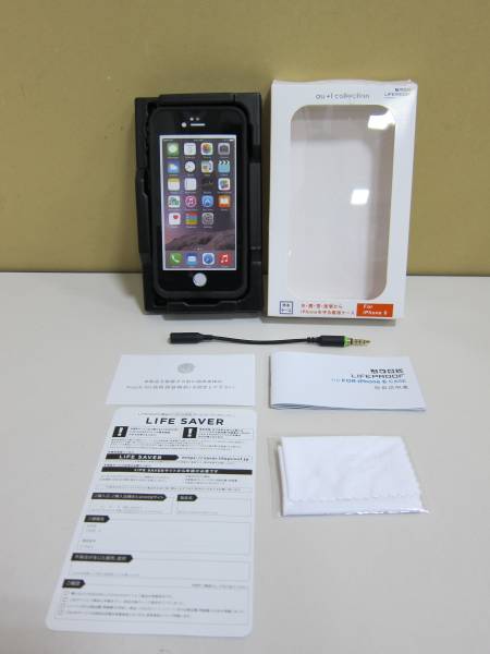 180A⑫61au+1 iPhone6 LIFE PROOF fre ブラック