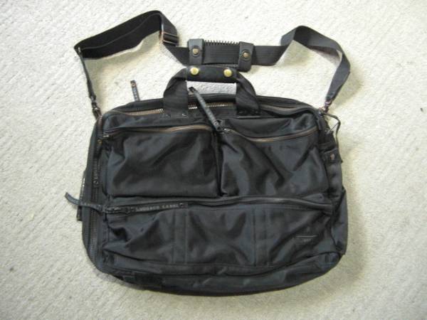 格安!吉田かばん『LUGGAGE LABEEL:2WAY』黒/USEDダメージ無!