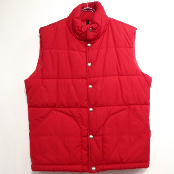 80sビンテージNORTH FACE 茶タグダウンベスト古着70s /S3101C1 80s THE