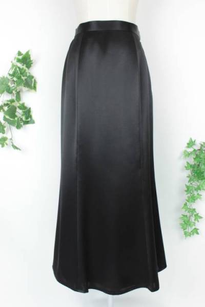 新品 黒 ロング スカート カラーフォーマル 17号 東京ソワール