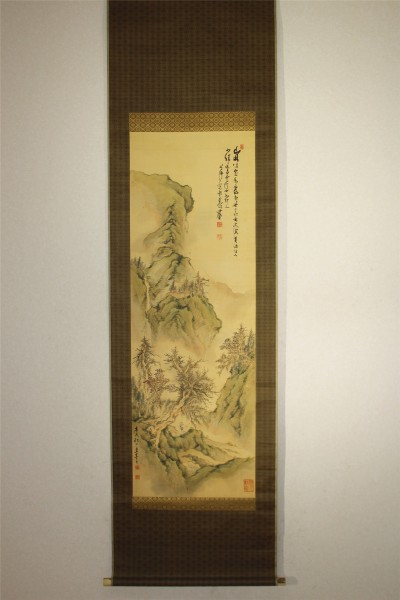 南画家 児玉果亭　諏訪部　直亭　合作 横山松雲箱書　17い957S