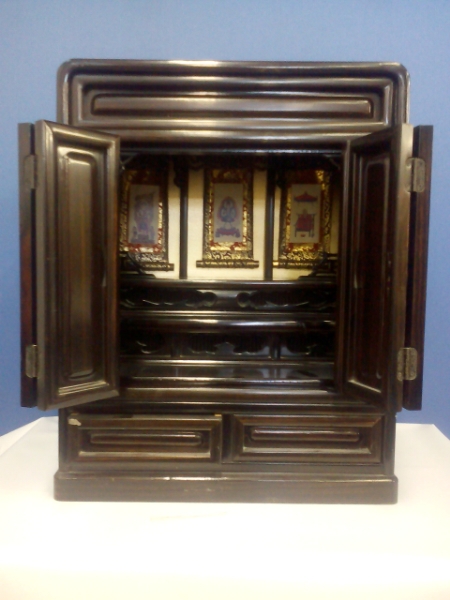 創価学会 コンパクト 金剛堂 : 仏壇 中古 木製 中古仏壇 - 家具調 中古 