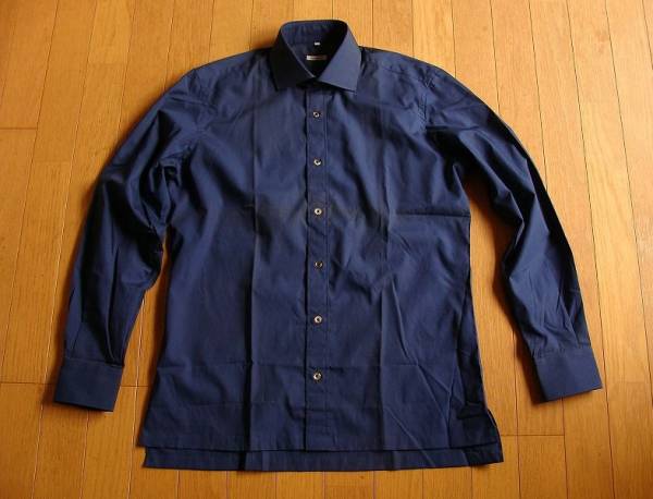 lacquer&C. ラクア&シー 長袖シャツ (40-15 3/4) ネイビー